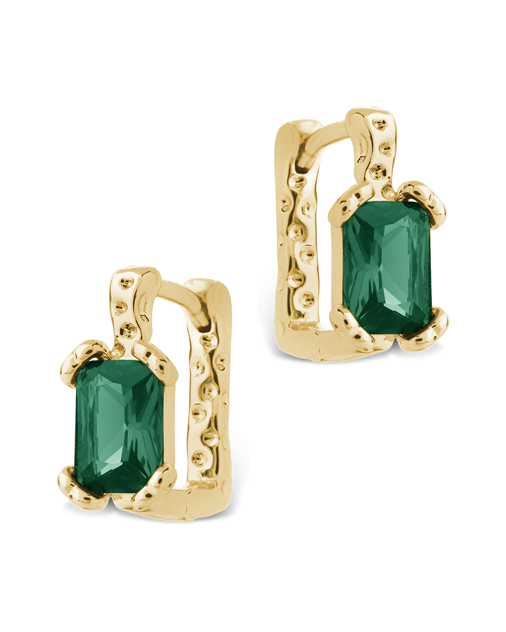 Lexi Emerald Hoops