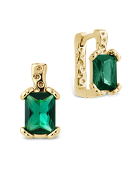 Lexi Emerald Hoops