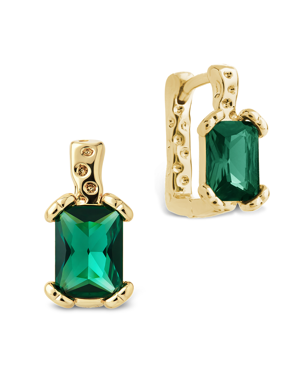 Lexi Emerald Hoops