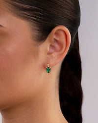 Lexi Emerald Hoops