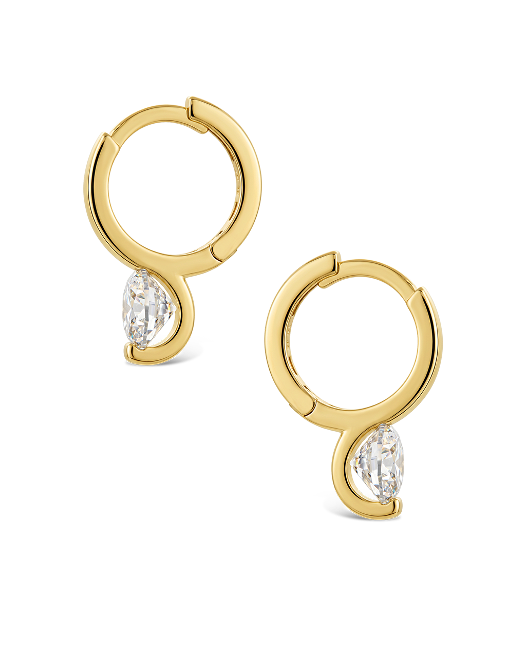 Shannon Brilliance CZ Hoops