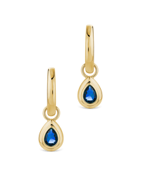 Lindsay Sapphire Teardrop Drops