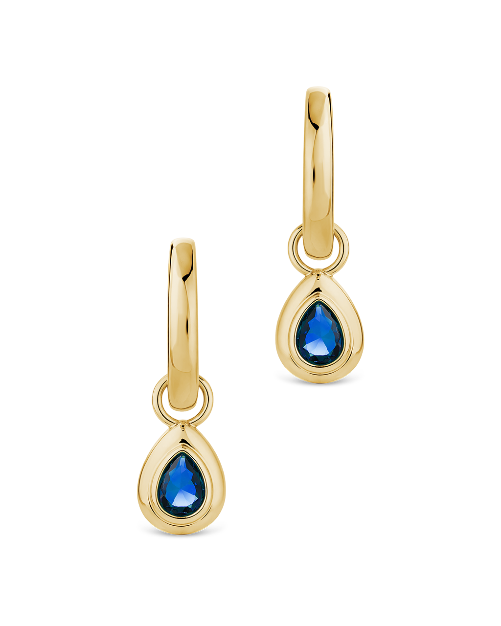 Lindsay Sapphire Teardrop Drops