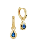 Lindsay Sapphire Teardrop Drops