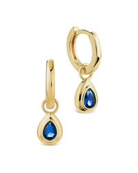 Lindsay Sapphire Teardrop Drops