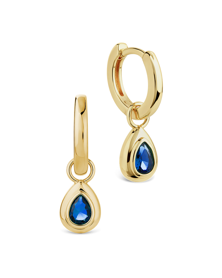 Lindsay Sapphire Teardrop Drops