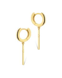 Hattie Pavé Cross Drops