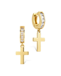 Hattie Pavé Cross Drops