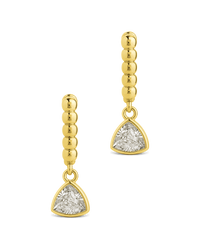Pavé Wrap Hoop Earrings
