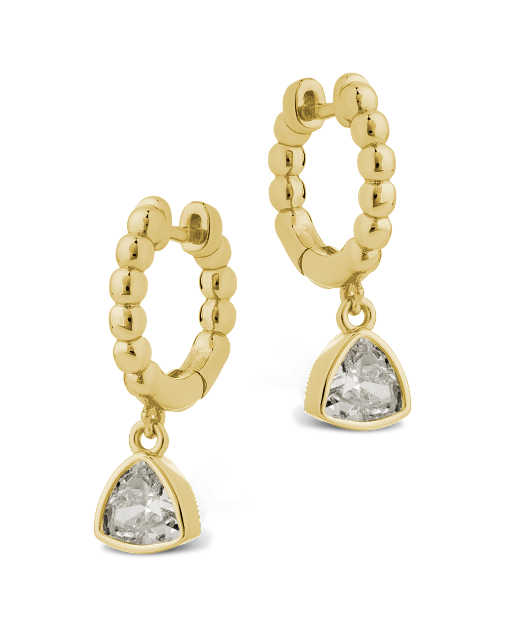 Pavé Wrap Hoop Earrings