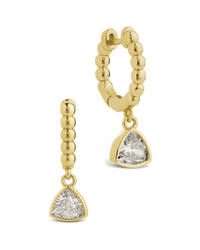 Pavé Wrap Hoop Earrings