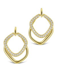 Interlocking Hoop Earrings