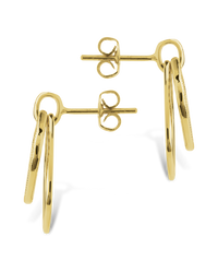 Interlocking Hoop Earrings