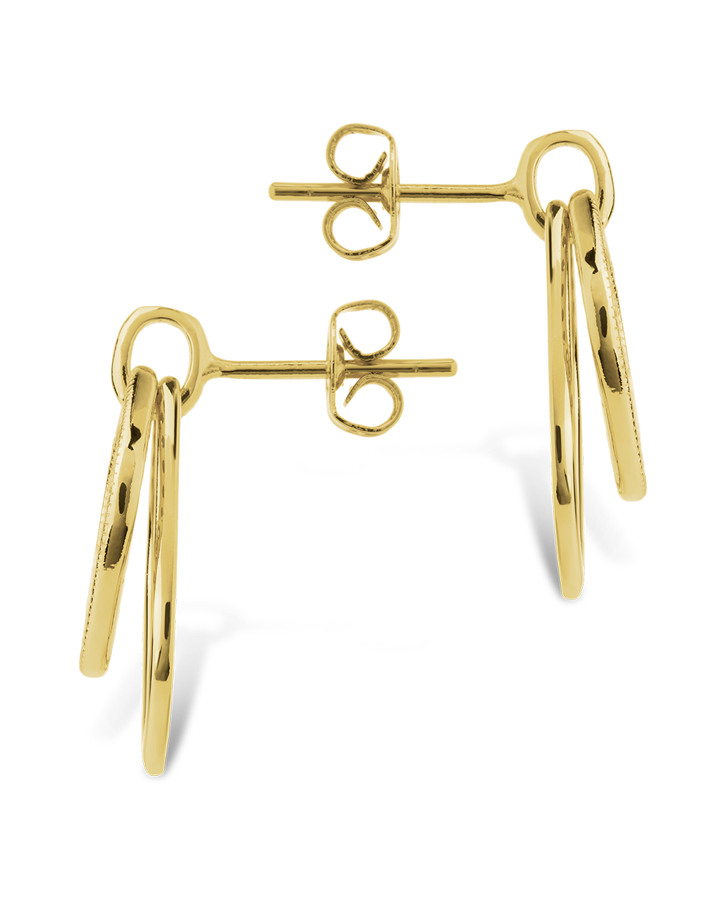 Interlocking Hoop Earrings