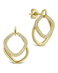 Interlocking Hoop Earrings