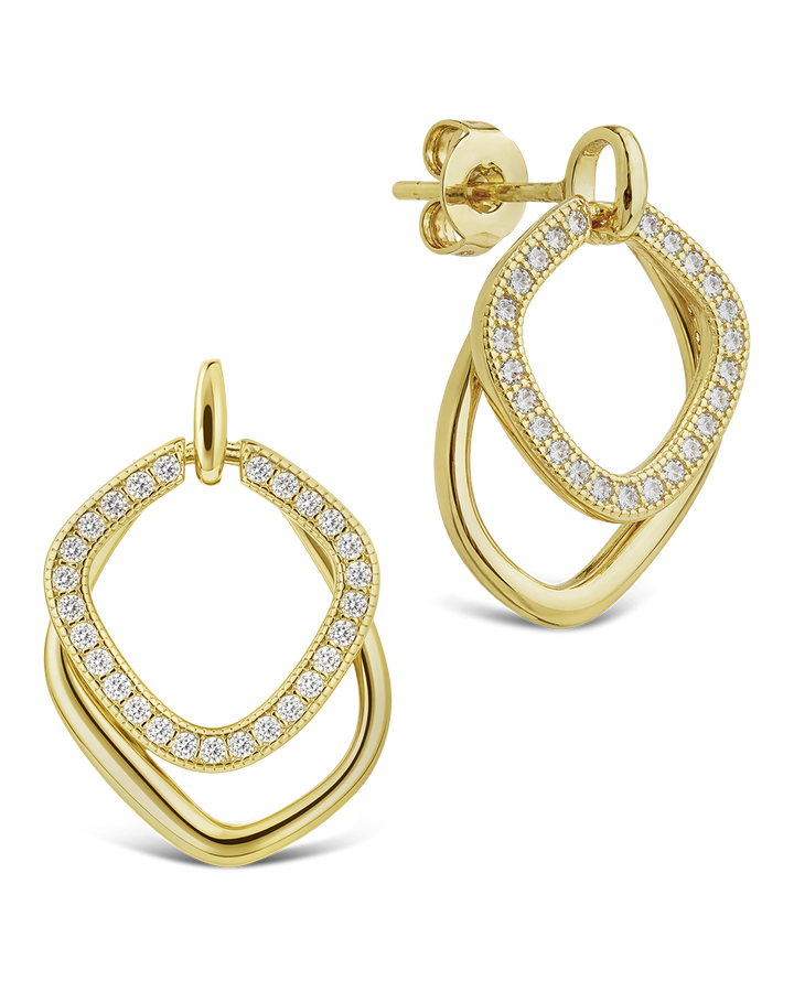 Interlocking Hoop Earrings
