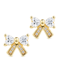 Mini Pavé Bow Studs