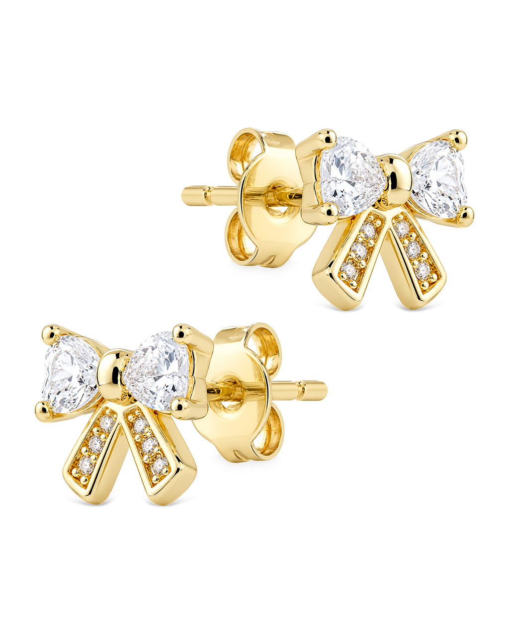 Mini Pavé Bow Studs