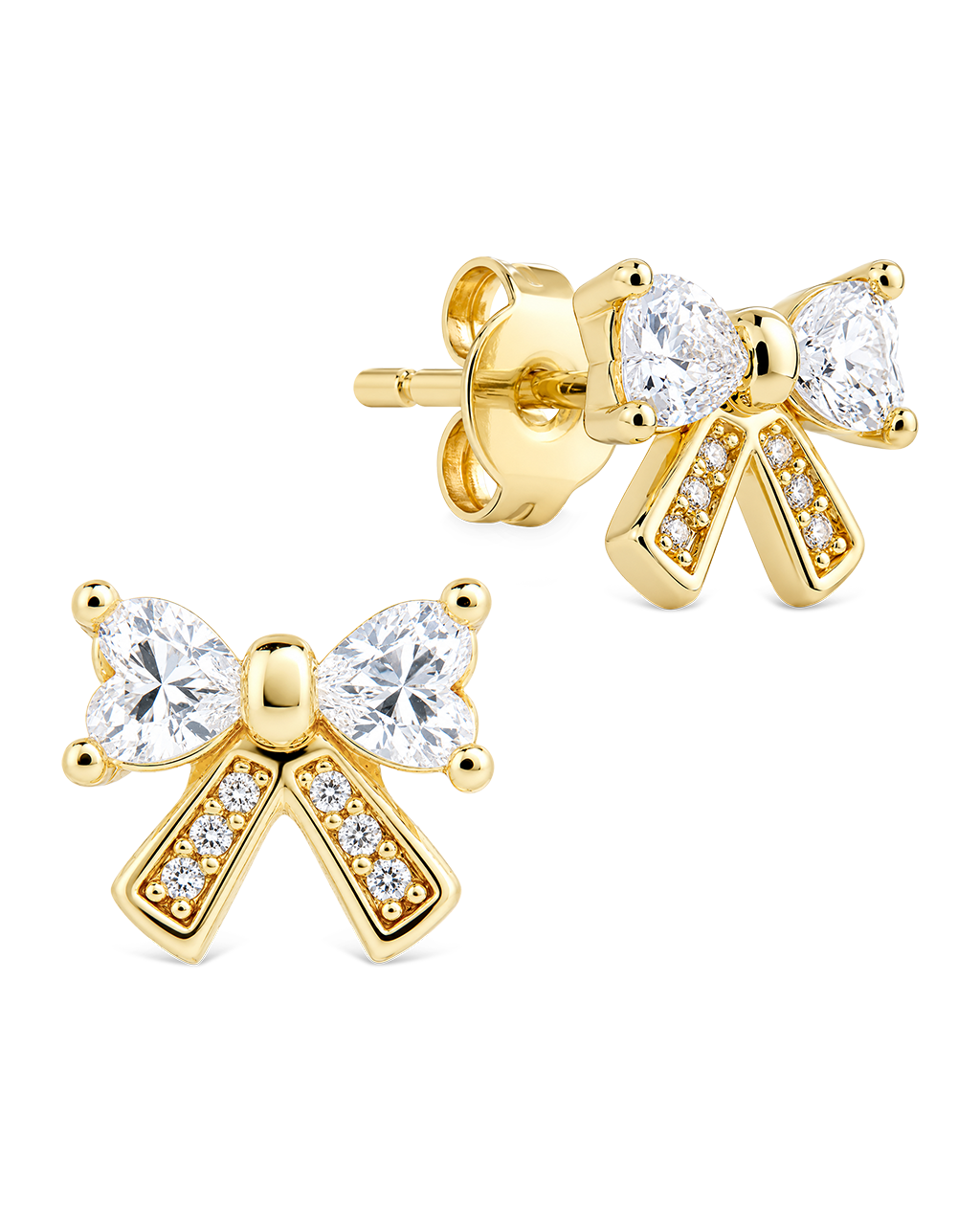 Mini Pavé Bow Studs