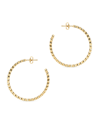 Helene Bezel CZ Signature Hoops