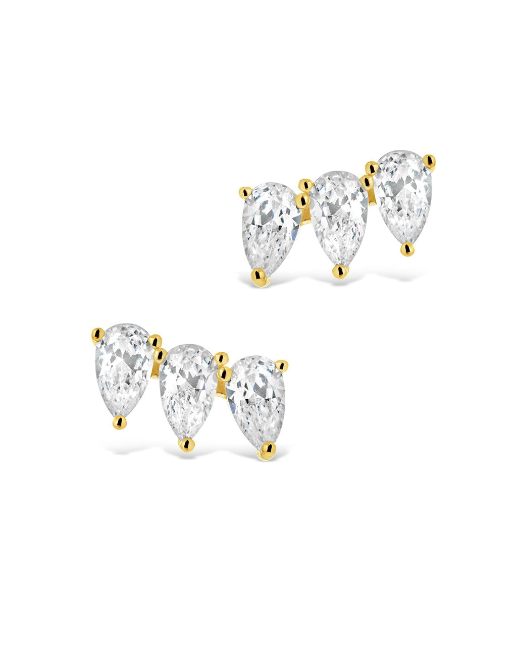 Emmalyn Studs Earring Sterling Forever Gold 