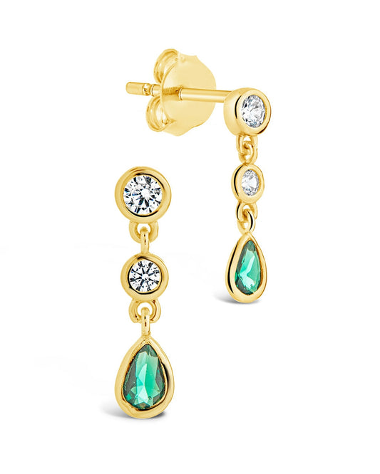 Mae Drop Studs Earring Sterling Forever Gold 