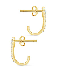 Sterling Silver CZ Star Jacket Earrings - Sterling Forever