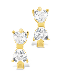 Sterling Silver Ravenna CZ Micro Hoop Earrings - Sterling Forever