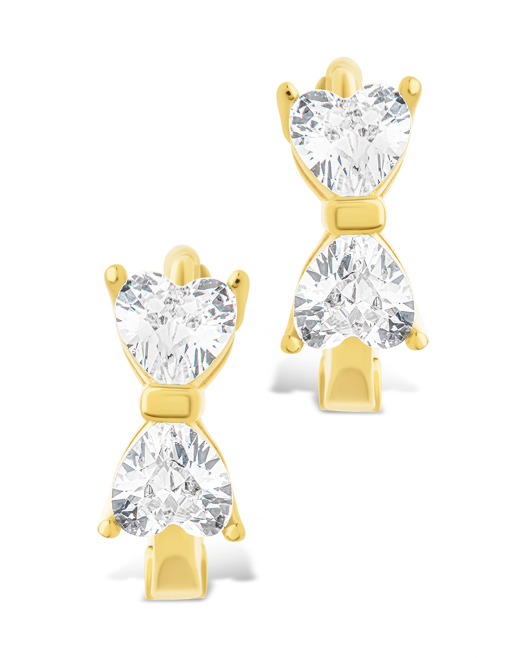 Sterling Silver Ravenna CZ Micro Hoop Earrings - Sterling Forever
