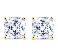 Sterling Silver Cushion Cut Prong Set Stud Earrings - Sterling Forever