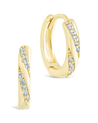 Sterling Silver Adelise Micro Hoops - Sterling Forever