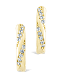 Sterling Silver Adelise Micro Hoops - Sterling Forever