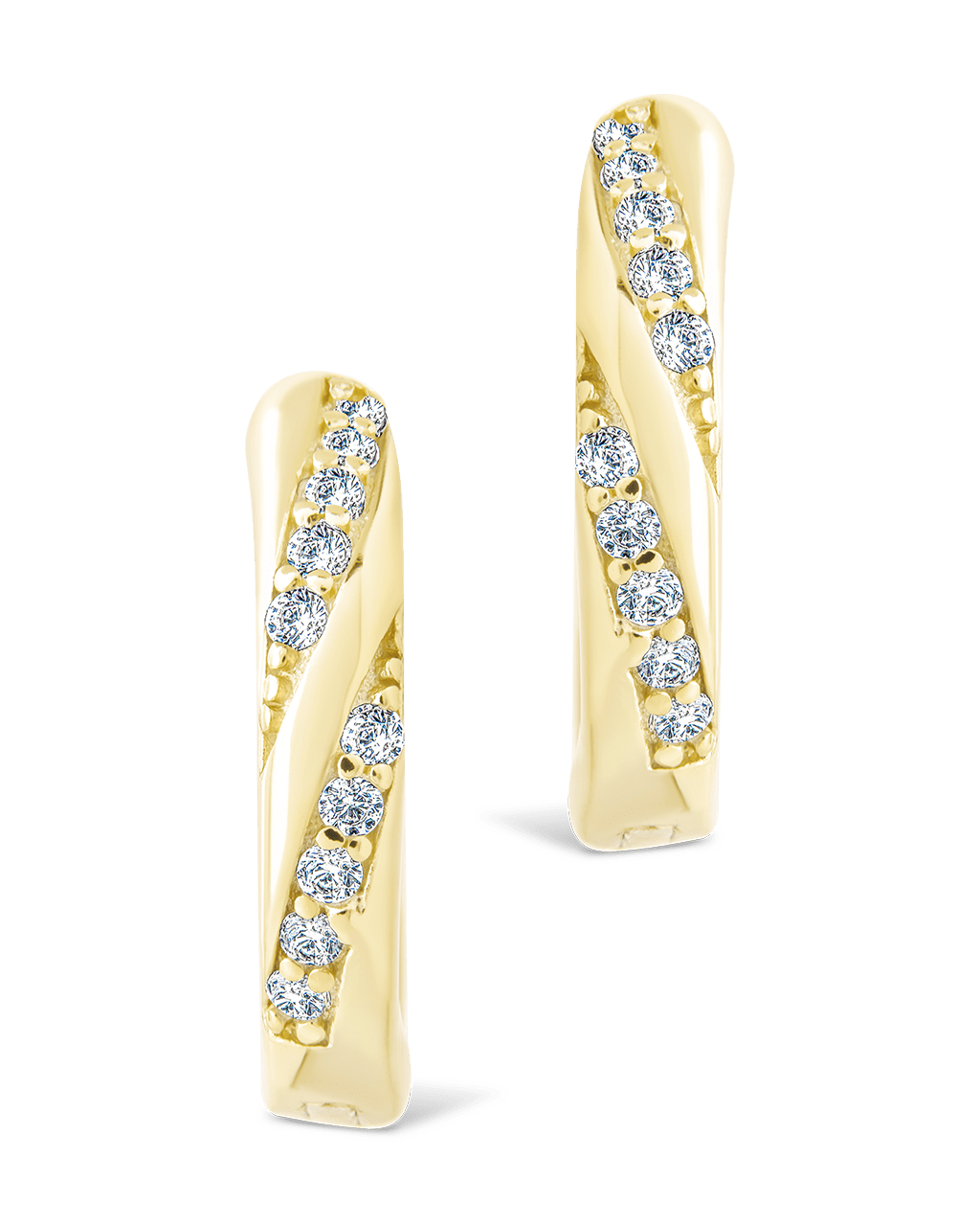 Sterling Silver Adelise Micro Hoops - Sterling Forever