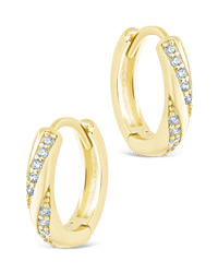 Sterling Silver Adelise Micro Hoops - Sterling Forever