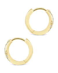 Sterling Silver Adelise Micro Hoops - Sterling Forever
