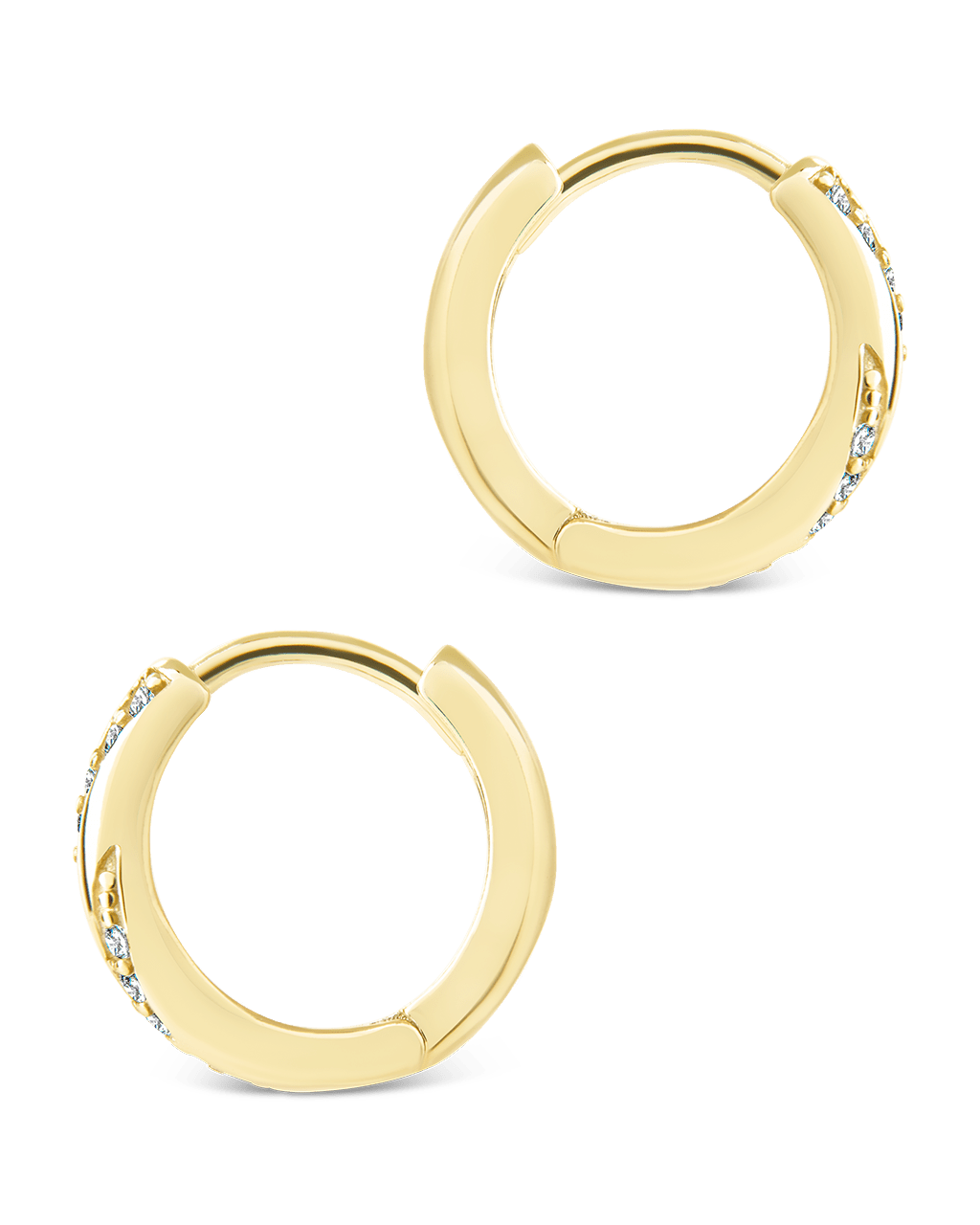 Sterling Silver Adelise Micro Hoops - Sterling Forever