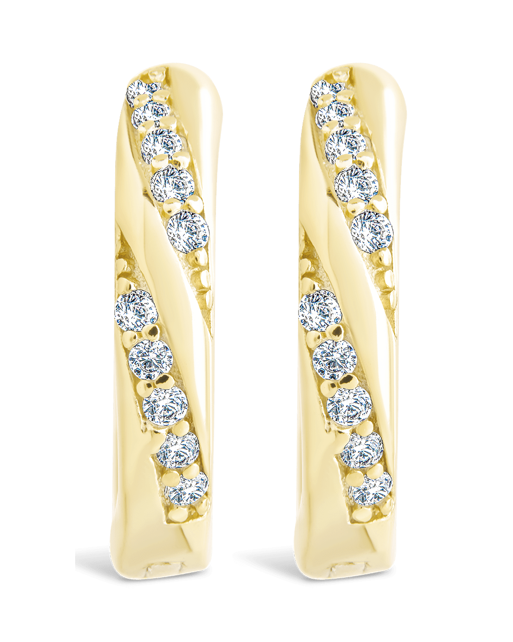 Sterling Silver Adelise Micro Hoops - Sterling Forever