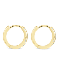 Sterling Silver Adelise Micro Hoops - Sterling Forever