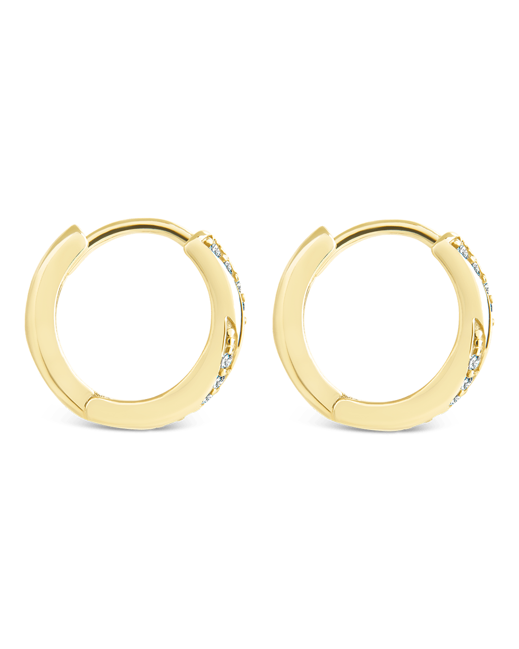 Sterling Silver Adelise Micro Hoops - Sterling Forever