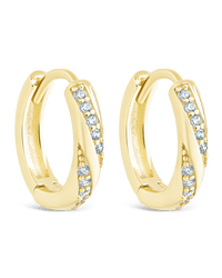 Sterling Silver Adelise Micro Hoops - Sterling Forever