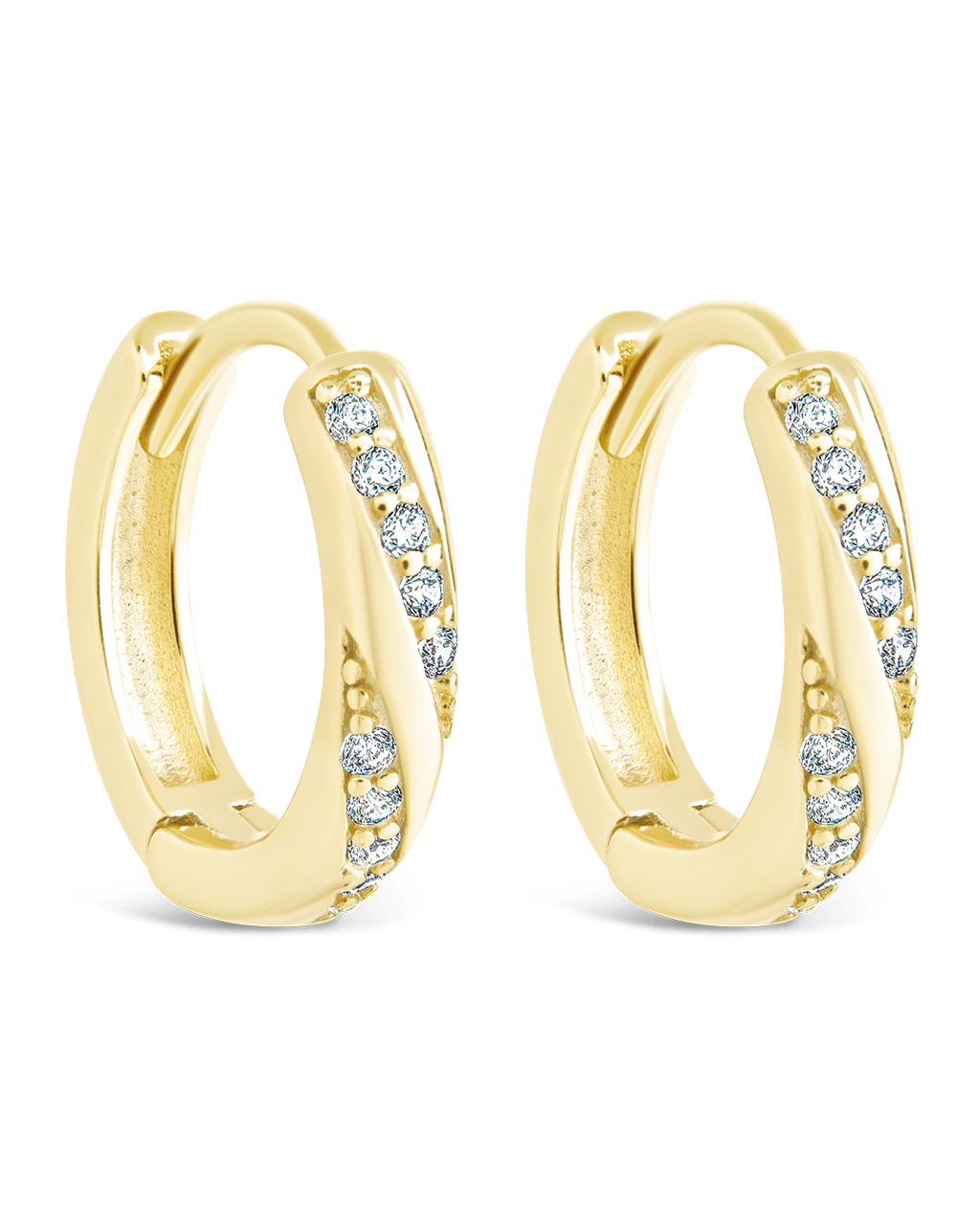 Sterling Silver Adelise Micro Hoops - Sterling Forever