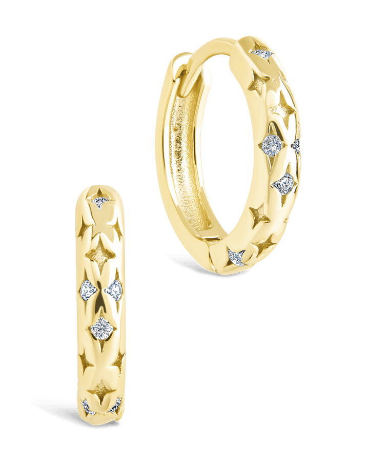 Sterling Silver Blakelyn Micro Hoops