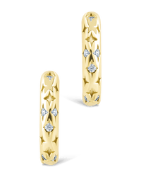 Sterling Silver Blakelyn Micro Hoops - Sterling Forever