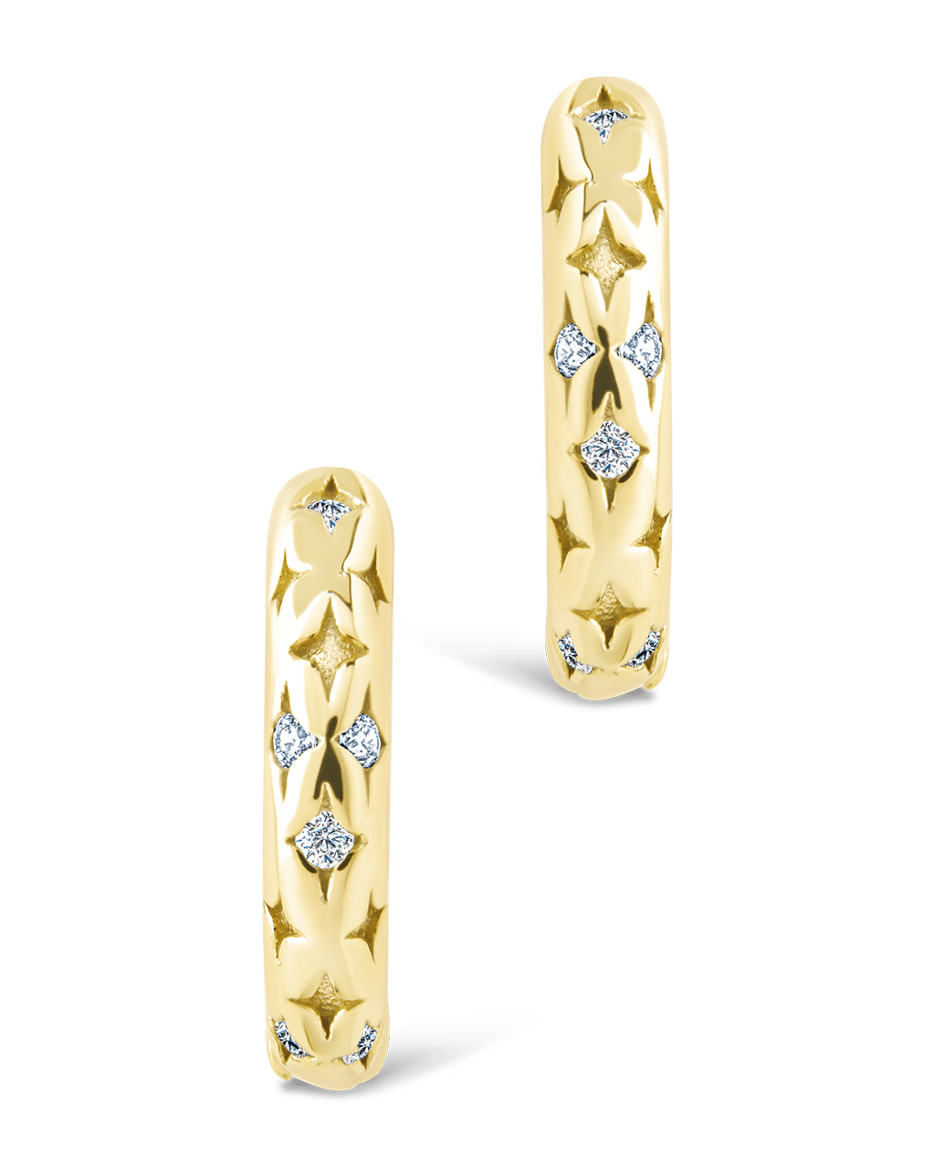 Sterling Silver Blakelyn Micro Hoops - Sterling Forever