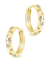 Sterling Silver Blakelyn Micro Hoops - Sterling Forever