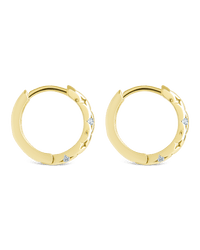 Sterling Silver Blakelyn Micro Hoops - Sterling Forever