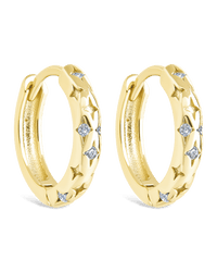 Sterling Silver Blakelyn Micro Hoops - Sterling Forever