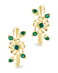 Sterling Silver Cambrie Micro Hoops