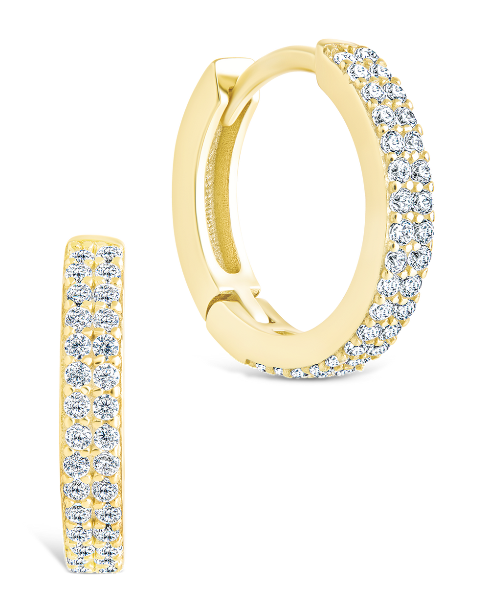 Sterling Silver Emerson Micro Hoops