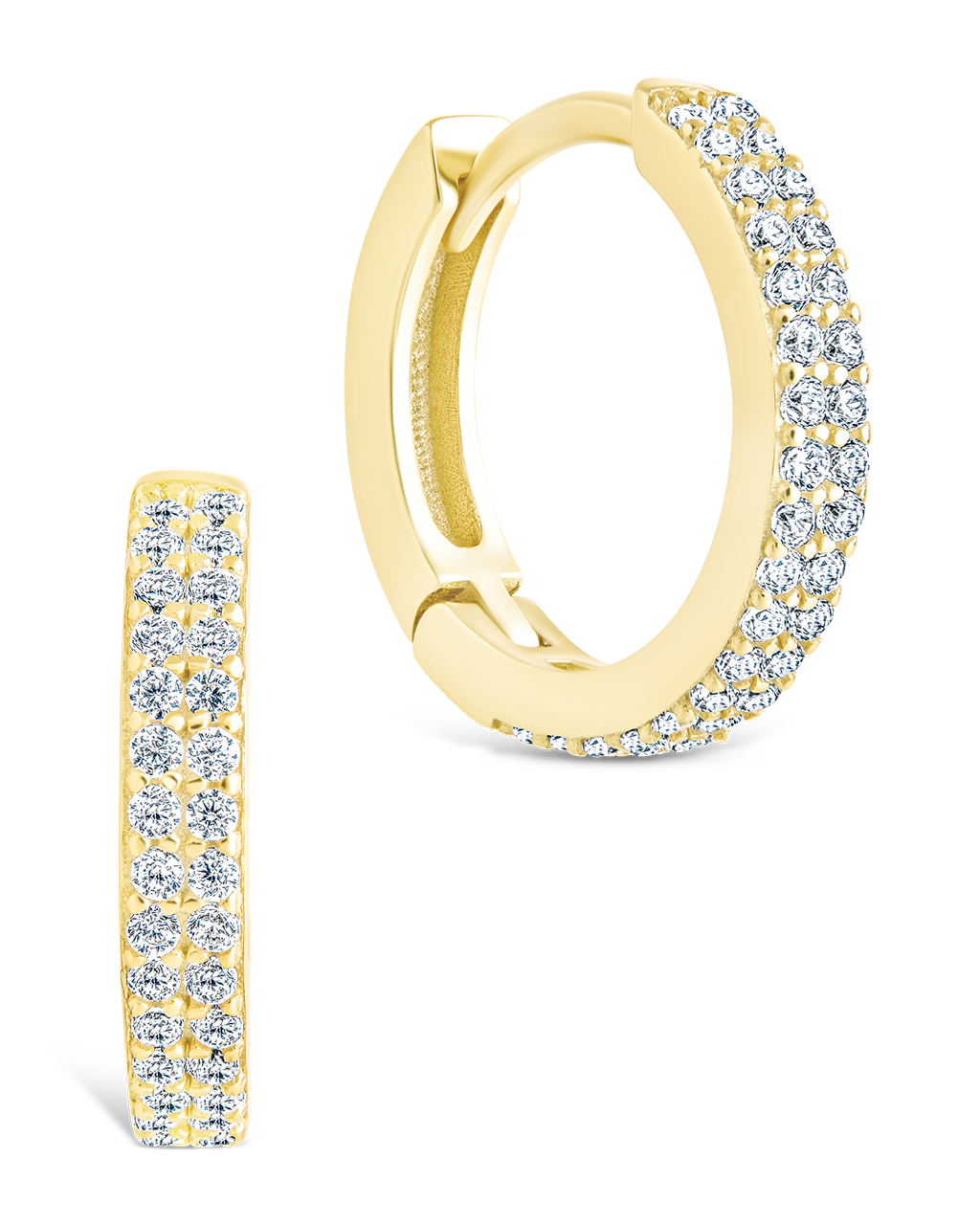 Sterling Silver Emerson Micro Hoops